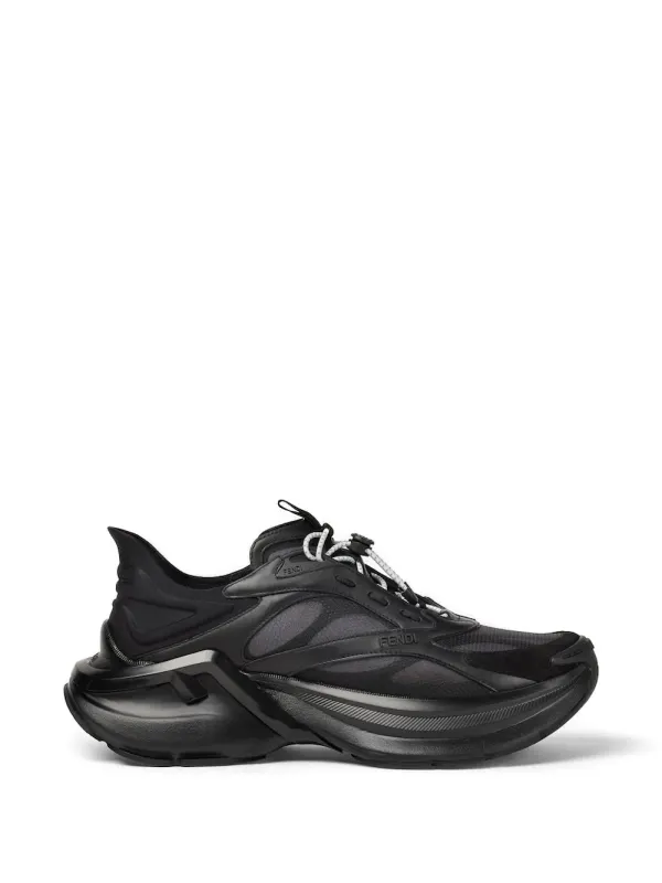 FENDI F-Light sneakers with veters – Black (7E1846AYFP)