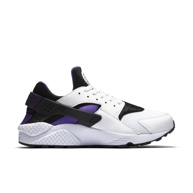 Nike Air Huarache White/Hyper Grp-Black-Purple Dynasty (318429-105)