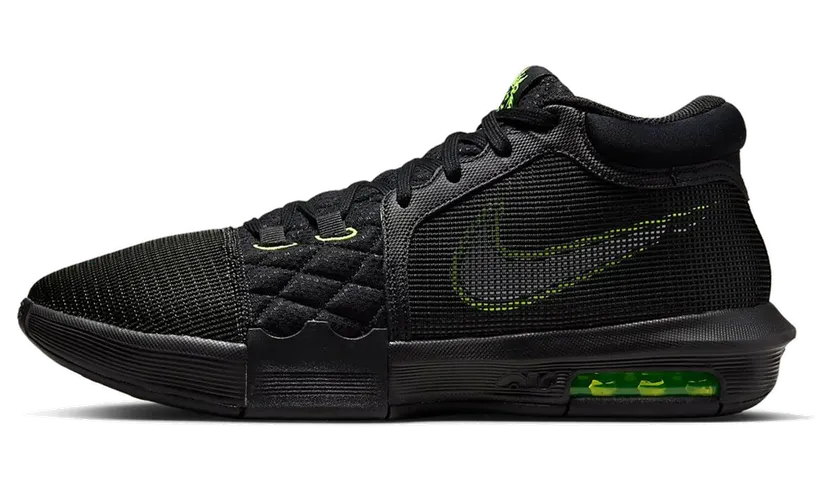 Nike LeBron Witness 8 “Black / Volt” (FB2239-002)