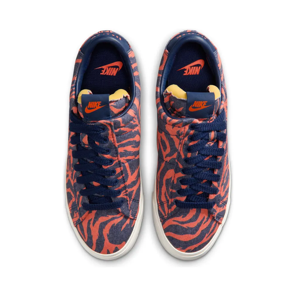 Nike Blazer Low Safety Orange / Phantom / Blue Void (HQ2054-801)