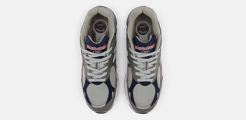New Balance 990v3 MiUSA Elephant Grey Navy (M990GJ3)