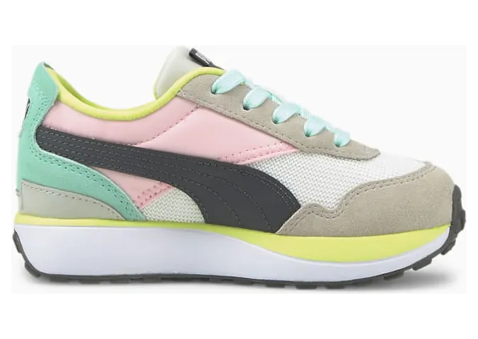 Puma Cruise Rider kinderen Wit/Roze (381791-02)