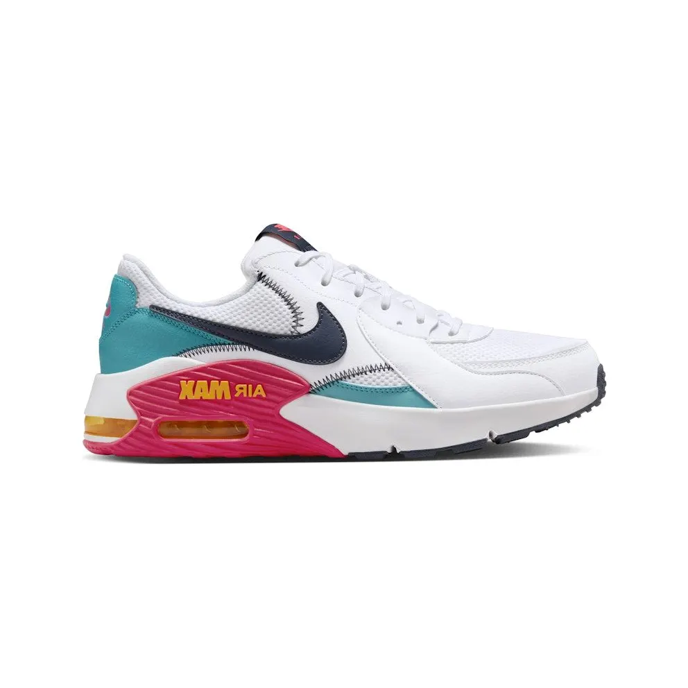 Nike Air Max Excee White Dusty Cactus Laser Orange Thunder Blue (HF4854-100)
