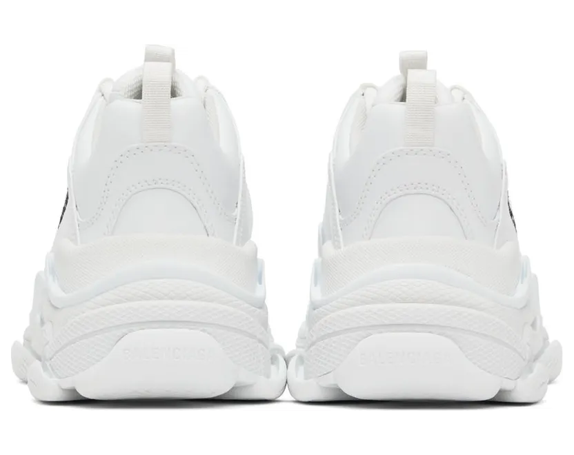 Balenciaga White Triple S Low-Top Sneakers (536737-W2FA5-9000) (2)