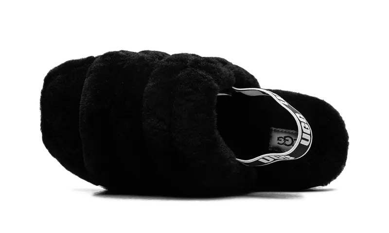 Ugg Fluff Yeah Slide GS “Black” (1098494K-BLK)