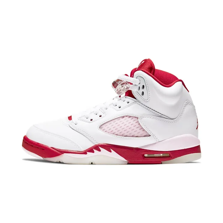 Air Jordan 5 Retro GS “White / Pink Foam / Gym Red” (440892-106)