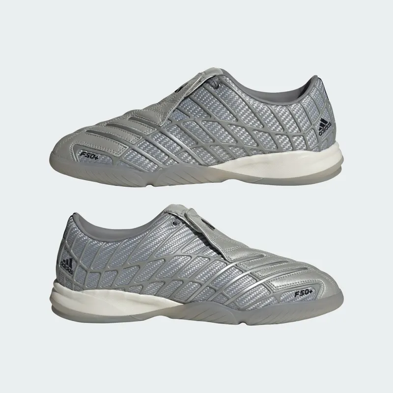 Adidas F50 SALA Shoes Silver Metallic / Silver Metallic / Grey Three (HQ9242)