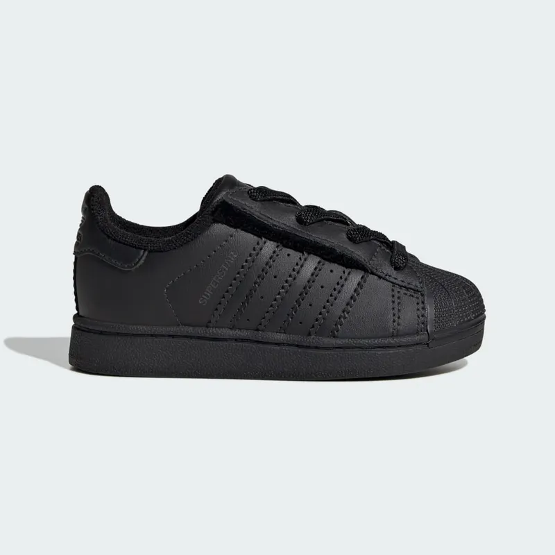 Adidas Superstar II Elastic Lace Kids Core Black / Core Black / Core Black (JR9415)