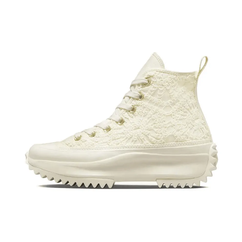 Converse Run Star Hike Platform Daisy Cord Egret/egret/light Gold