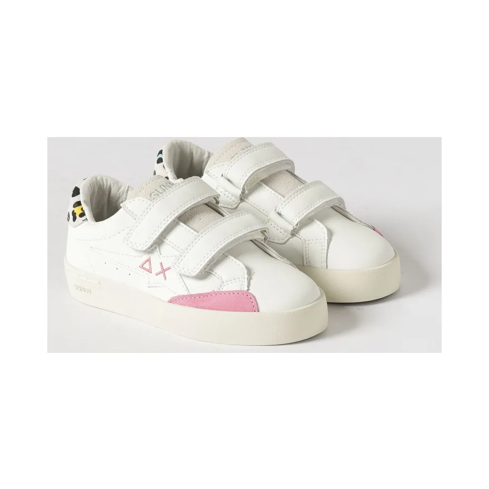 Sun68 Leather and Glitter White 1 (Z364420151)