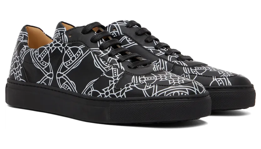 Vivienne Westwood Black Apollo Low-Top Sneakers (75020002M-S0005-) (4)