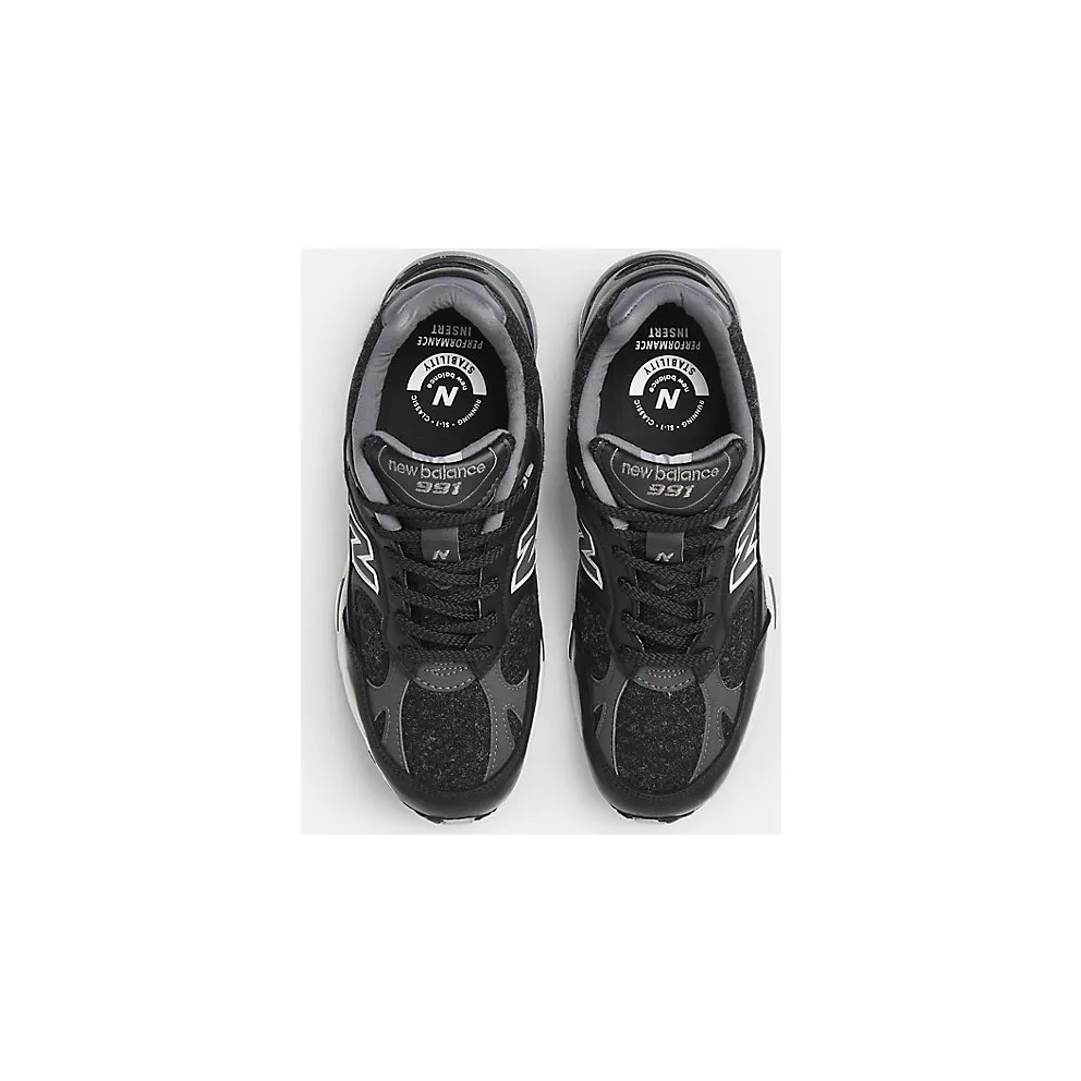 New Balance 991 “Harris Tweed – Black/Grey” (M991DJ)
