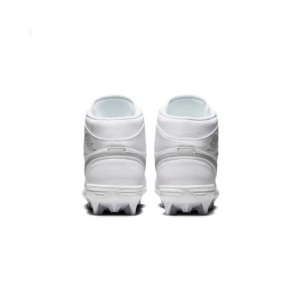 Jordan 1 Mid TD Cleat White Grey Fog (FJ6805-101)