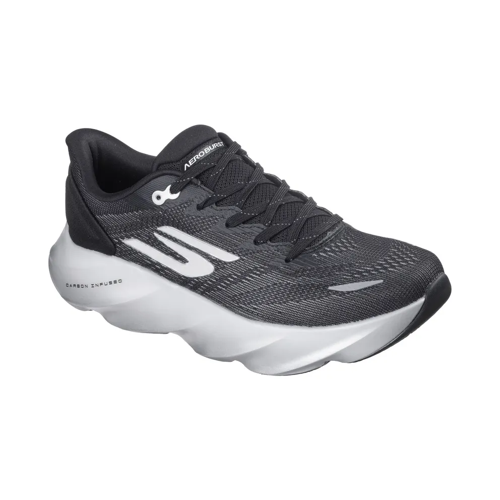 Skechers Aero Burst Sneaker Black/White