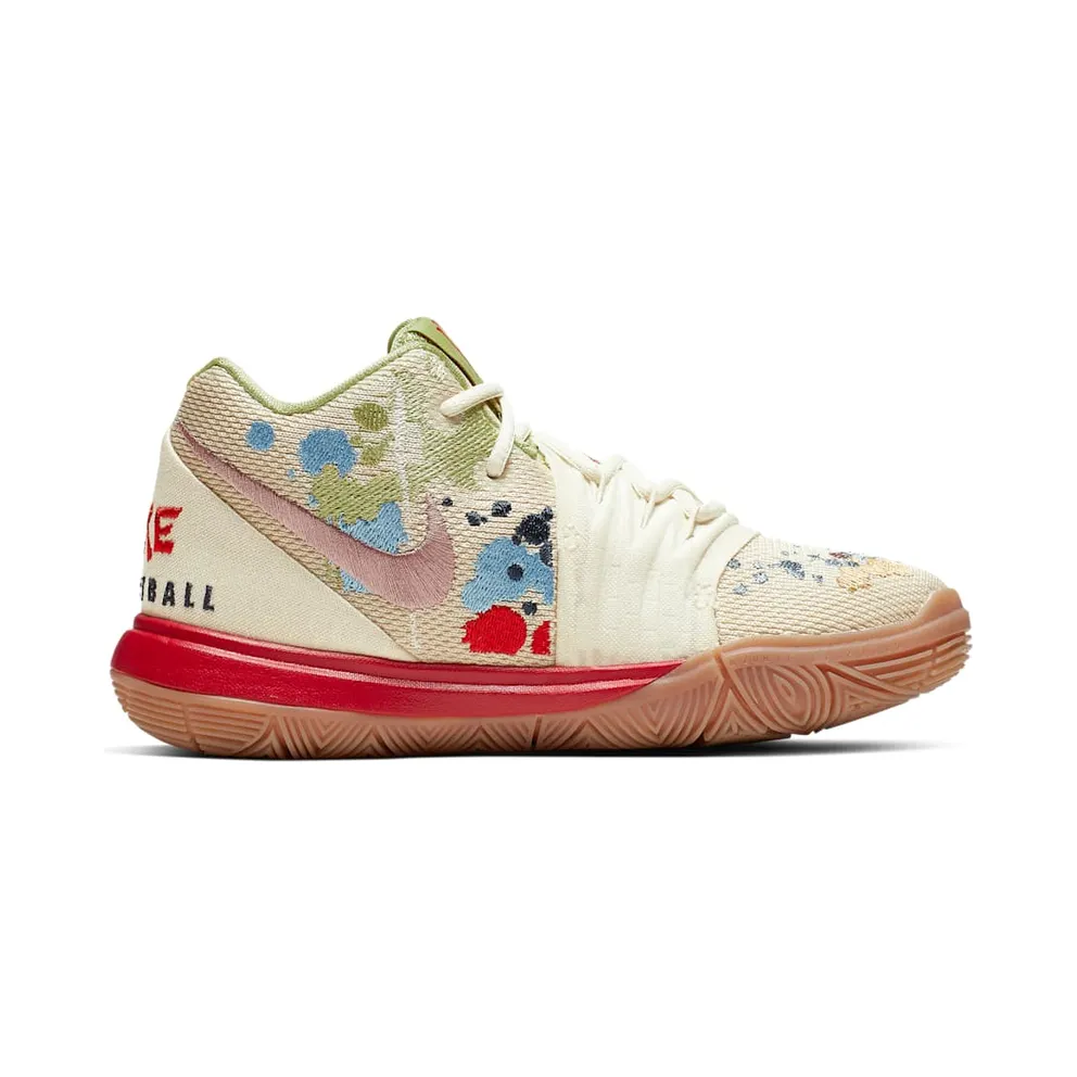 Nike Kyrie 5 Bandulu (PS) Light Bone/Green-Red (CQ9341-100)