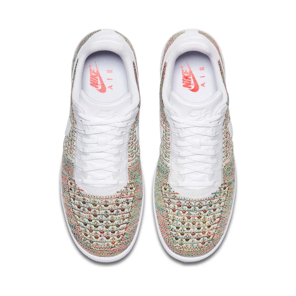 Nike Air Force 1 Ultra Flyknit Low Multi-Color Yellow Strike/White-Bright Crimson-White (817419-701)