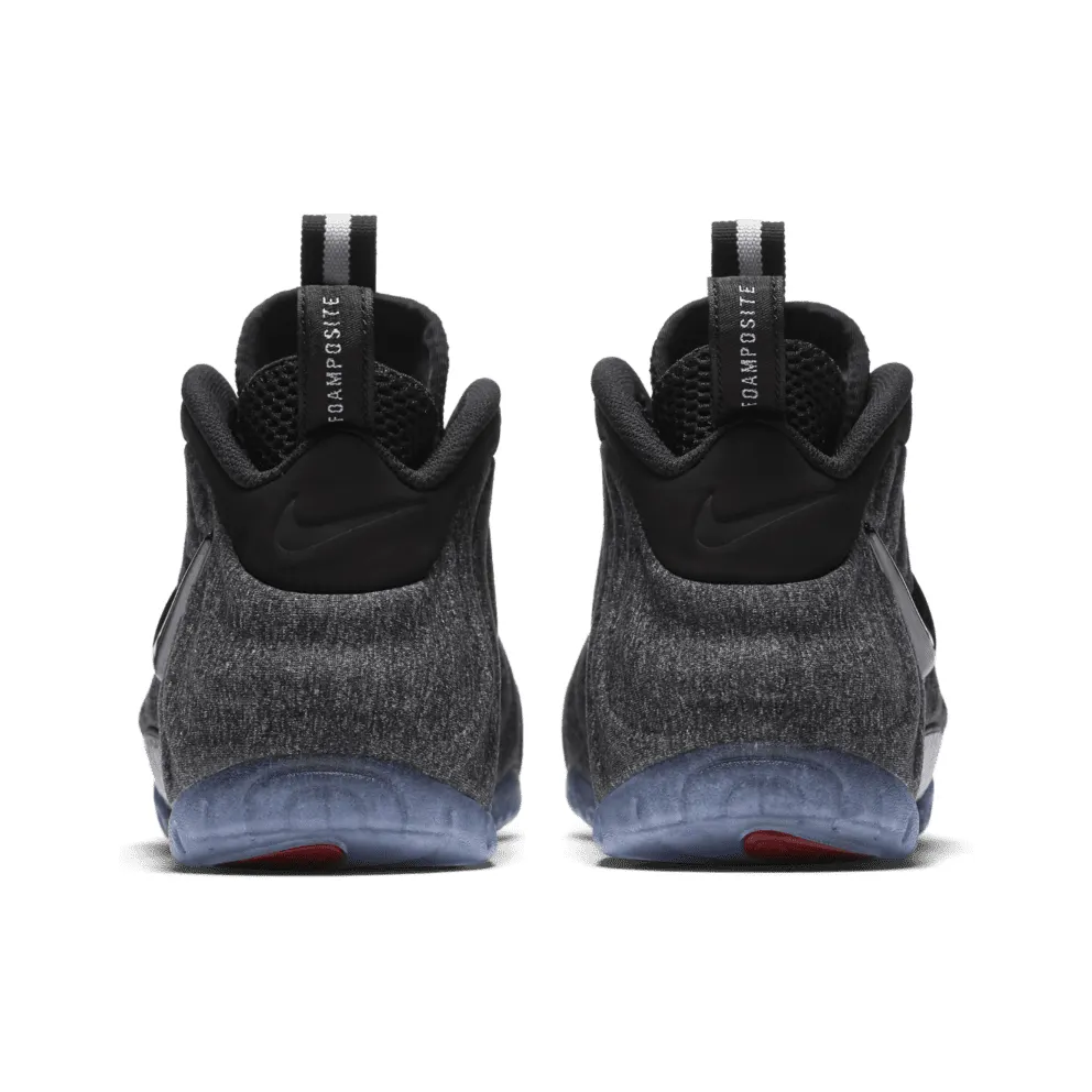 Nike Air Foamposite Pro Wool Fleece Dark Grey Heather/Black-Black (624041-007)