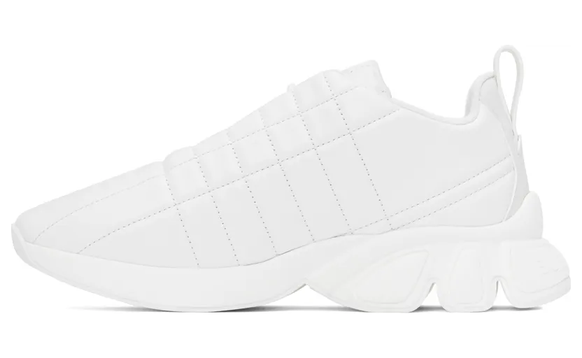Burberry White Quilted Leather Classic Sneakers (8057364) (3)
