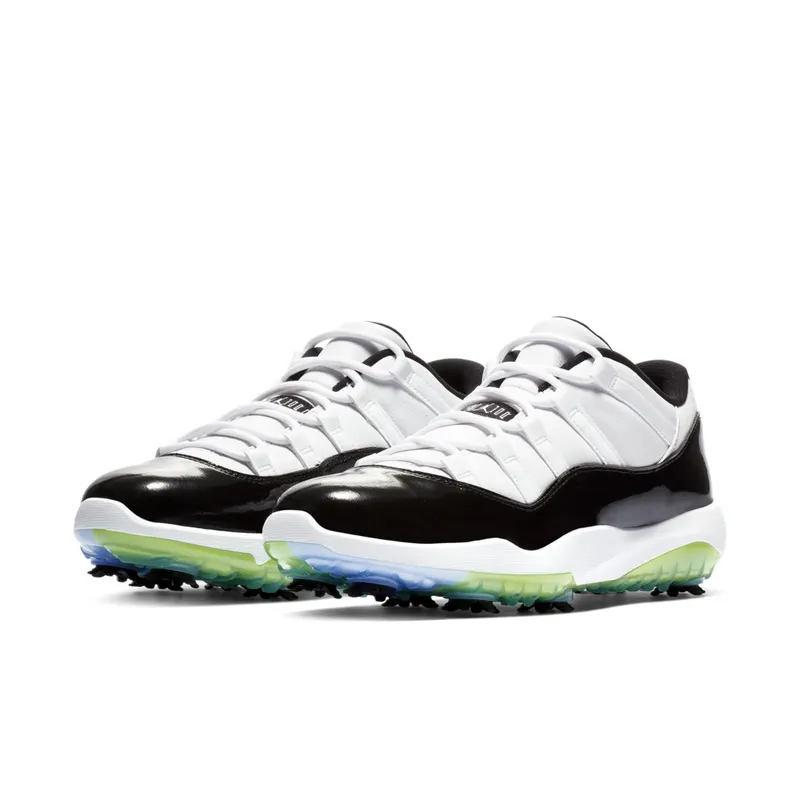 Jordan 11 Retro Low Golf Concord White/Black-Volt (AQ0963-101)