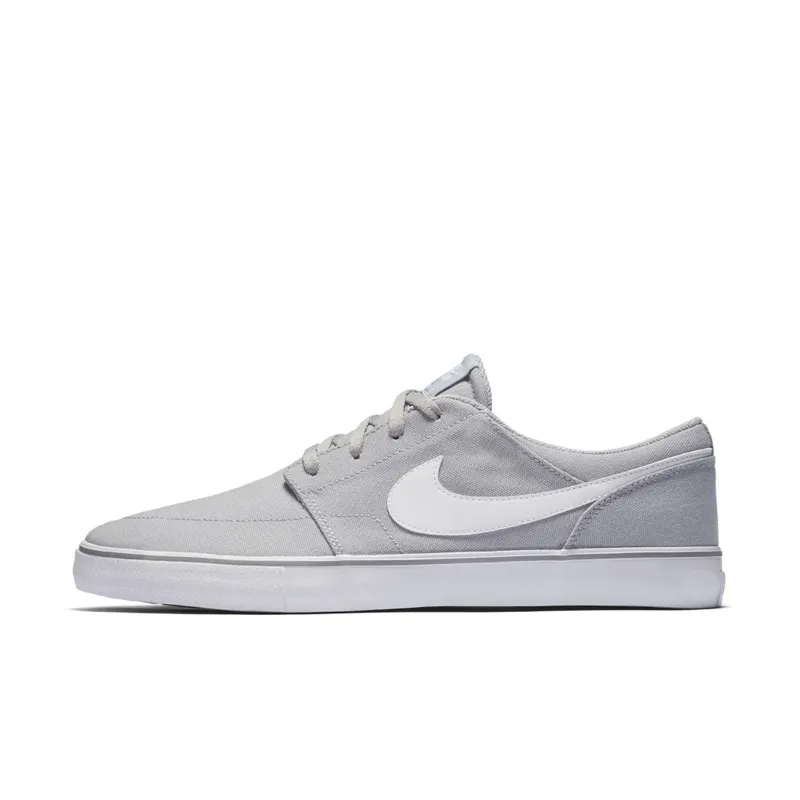 Nike SB Solarsoft Portmore 2 Wolf Grey Wolf Grey White White (880268-011)