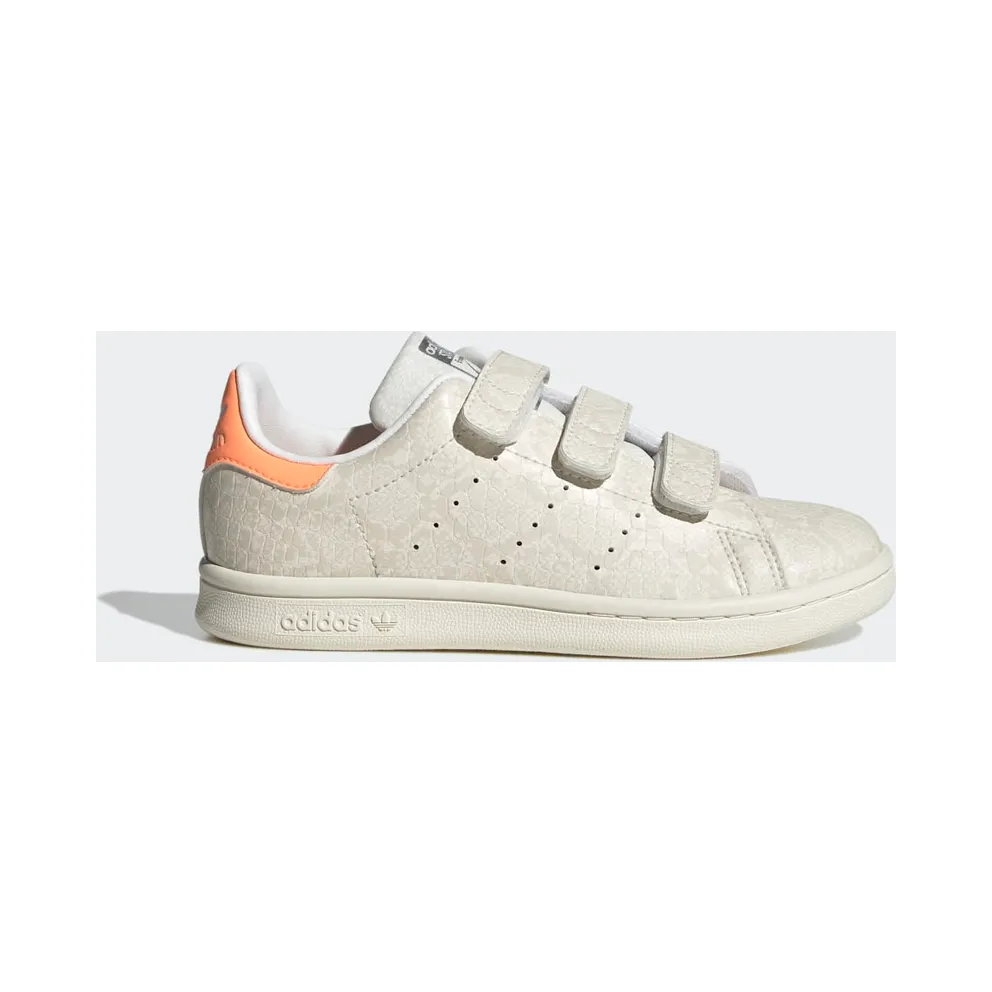 adidas Stan Smith Schuh Core White / Core White / Beam Orange (HP9761)