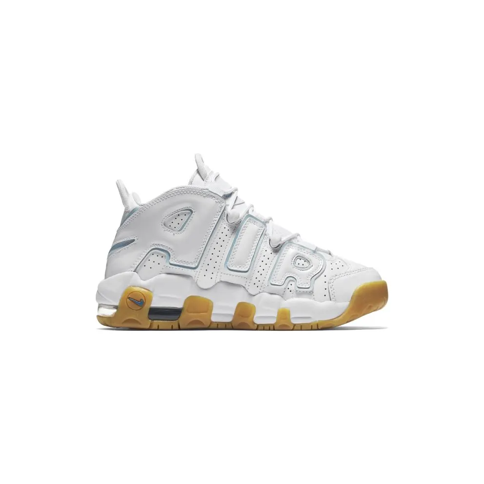 Nike Air More Uptempo White Aqua Gum (GS) White/Noise Aqua-Gum Light Brown-Ocean Bliss (415082-107)