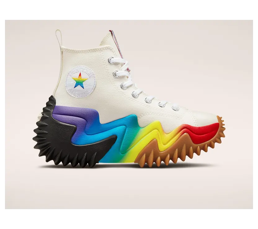 Converse Run Star Motion CX Platform Pride Egret/court Purple