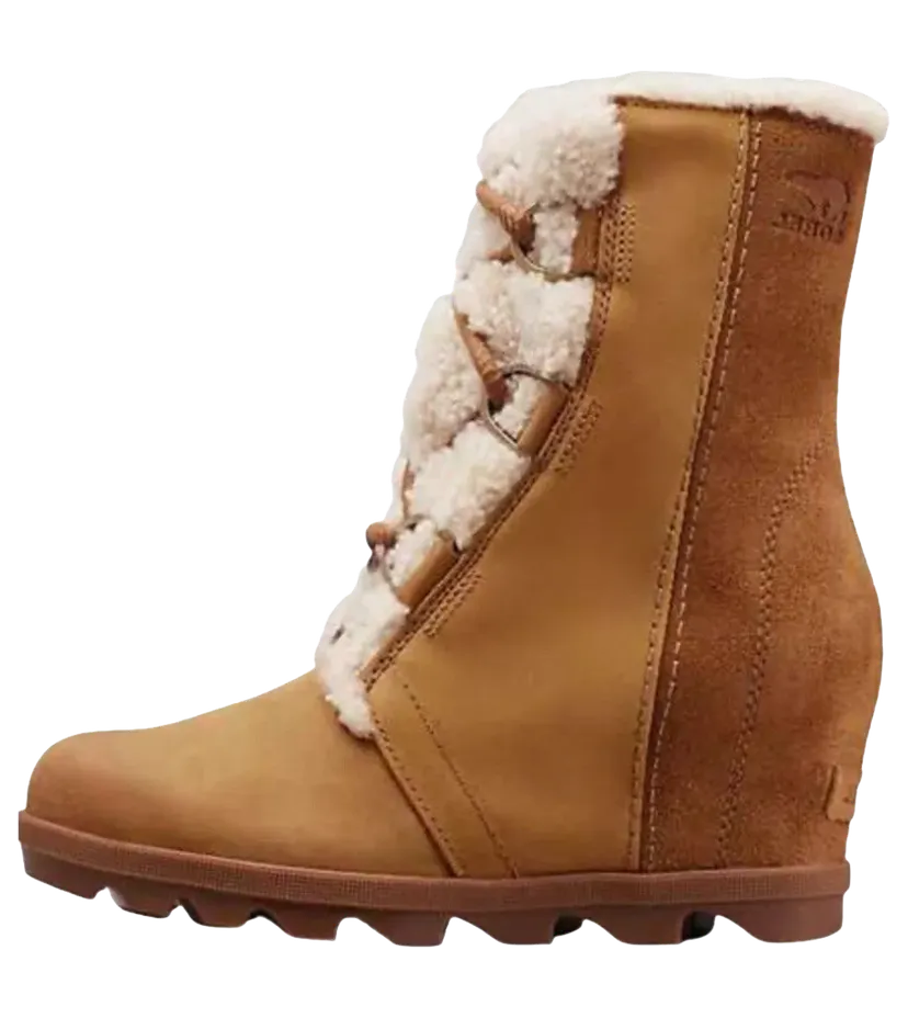 Sorel Joan of Arctic Wedge II Shearling Womens “Velvet Tan” (NL3764-242)