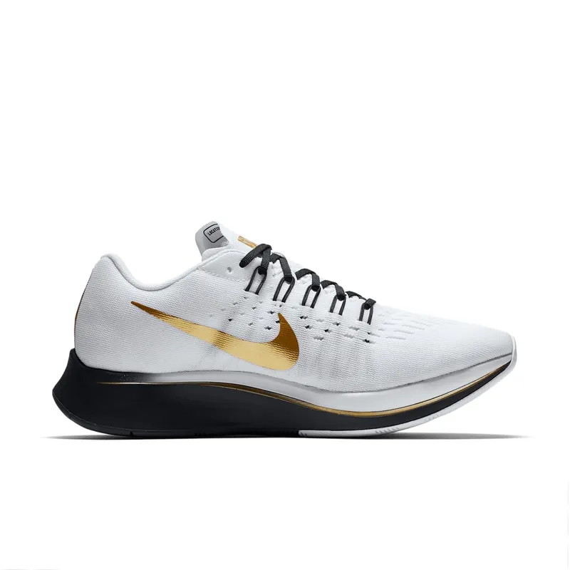 Nike Zoom Fly Mismatched Black/White-Metallic Gold (880848-006)