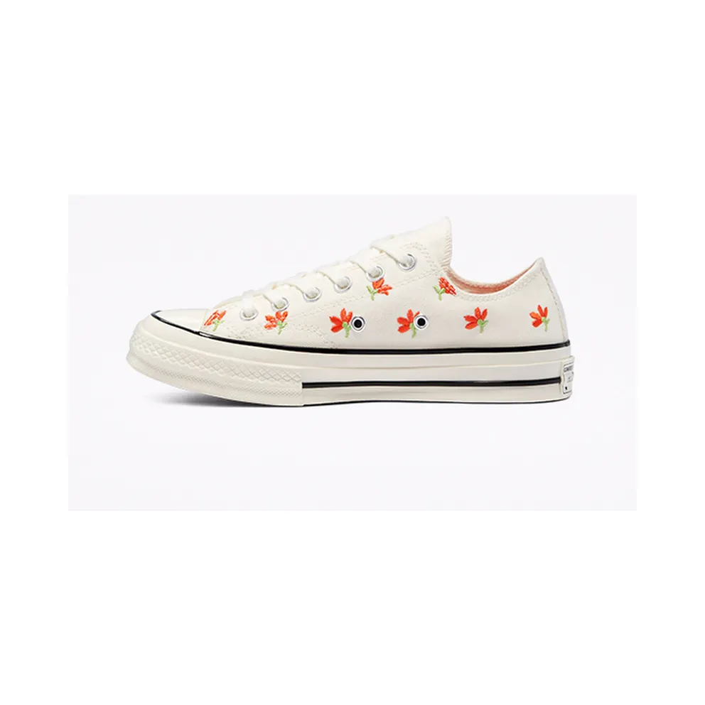 Converse Floral Print Chuck 70 Low Top Egret/bright Poppy/Black (570916C)