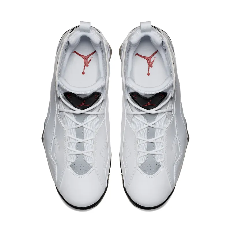 Jordan True Flight White Cement White/Gym Red-Black-Wolf Grey (342964-104)