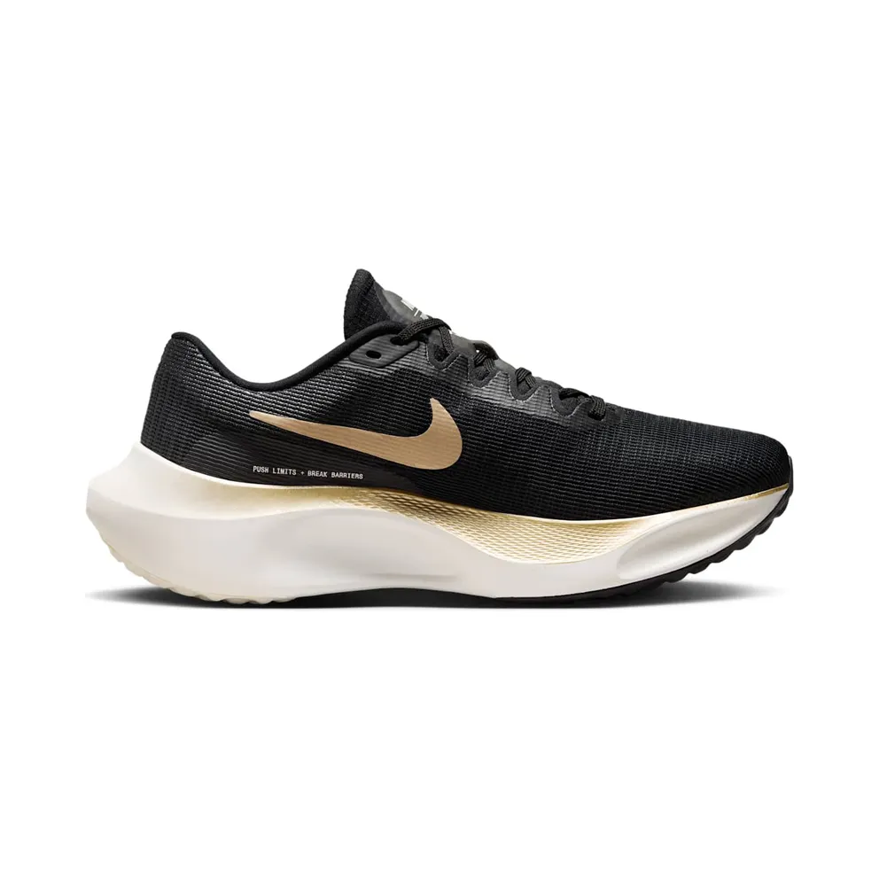 Nike Zoom Fly 5 Black Metallic Gold Grain (DM8968-002)
