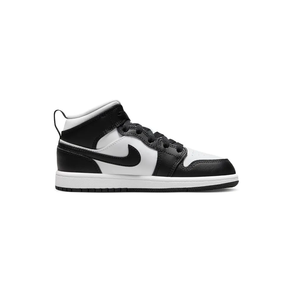 Jordan 1 Mid Younger Kids’ Black (DR9496-001)