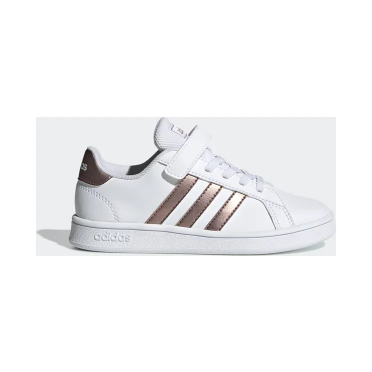 adidas Grand Court Schuh Cloud White / Copper Met. / Light Granite (EF0107)