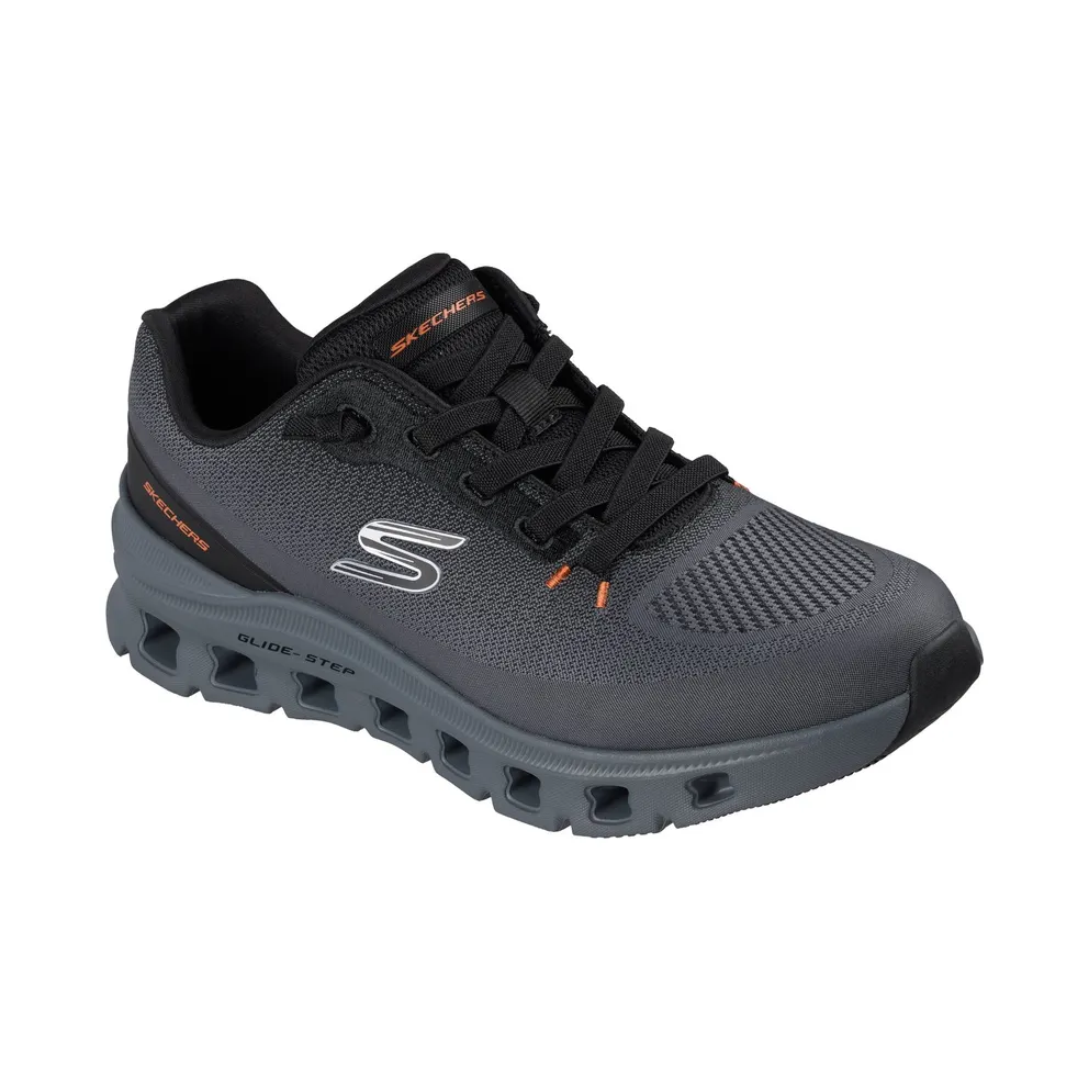 Skechers Glide-Step Pro – Waverra Sneaker Houtskool/Orange