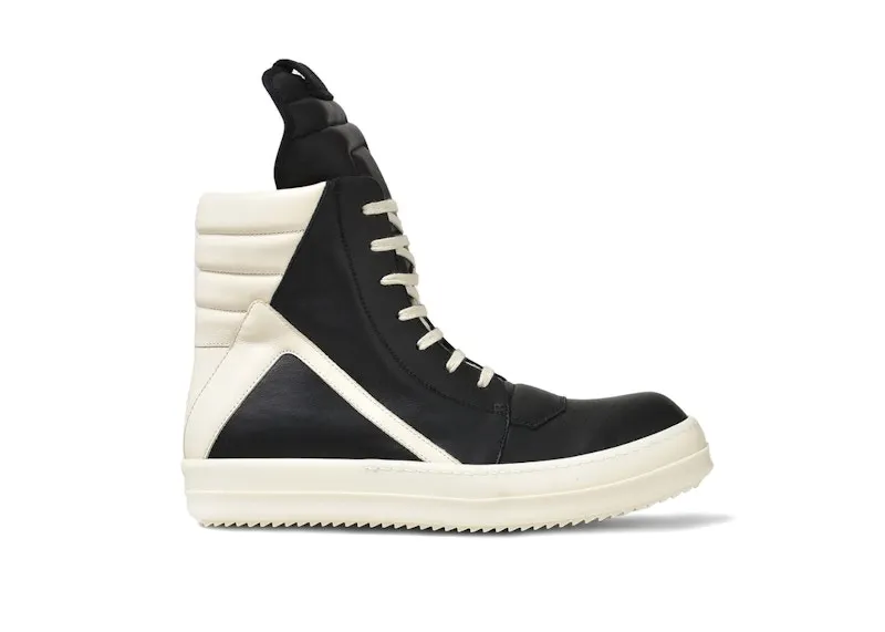 Rick Owens Geobaskets Black Milk (RP01E7894 LCO 911)