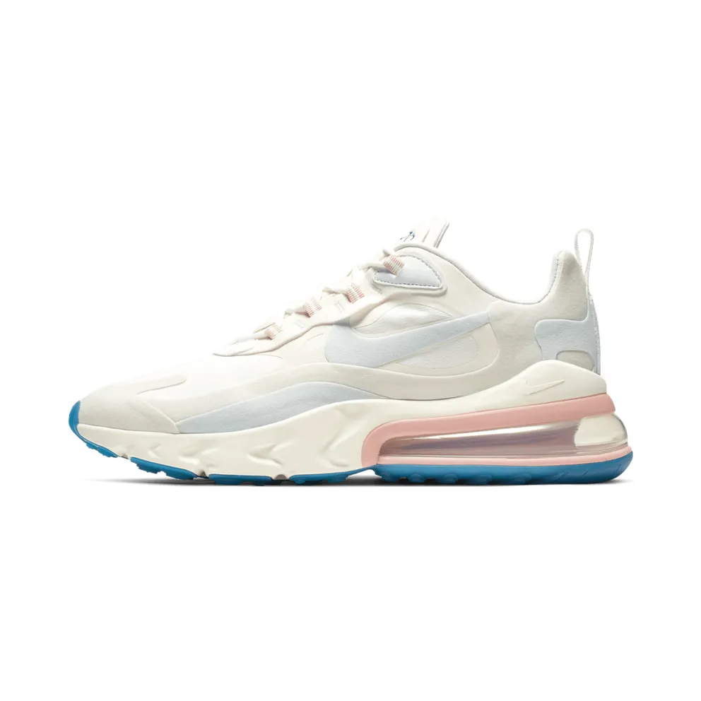 Nike Air Max 270 React American Modern Summit White Summit White/Summit White-Bleached Coral-Desert Sand-White (AO4971-100)