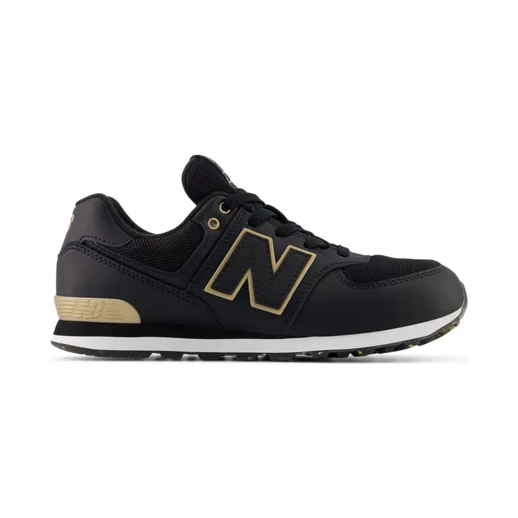 New Balance 574 Lace GS “Black Gold” (GC574GL)
