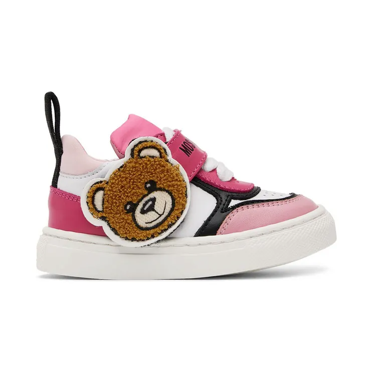 Moschino Baby Pink Teddy Sneakers (71693)