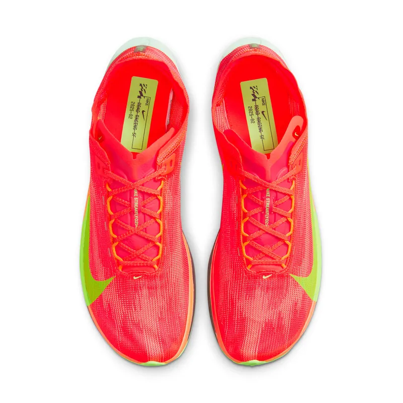 Nike ZoomX StreakFly 2 “Bright Crimson Hyper Orange Gridiron Lime Blast” (HF6416-600)