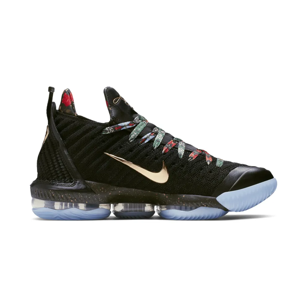 Nike LeBron 16 Watch the Throne Black/Metallic Gold-Rose Frost (CI1518-001)