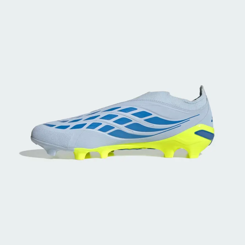 adidas Predator League Laceless Firm Ground Football Boots “Crystal Sky / Ray Blue / Team Solar Yellow 2” (JS2999)