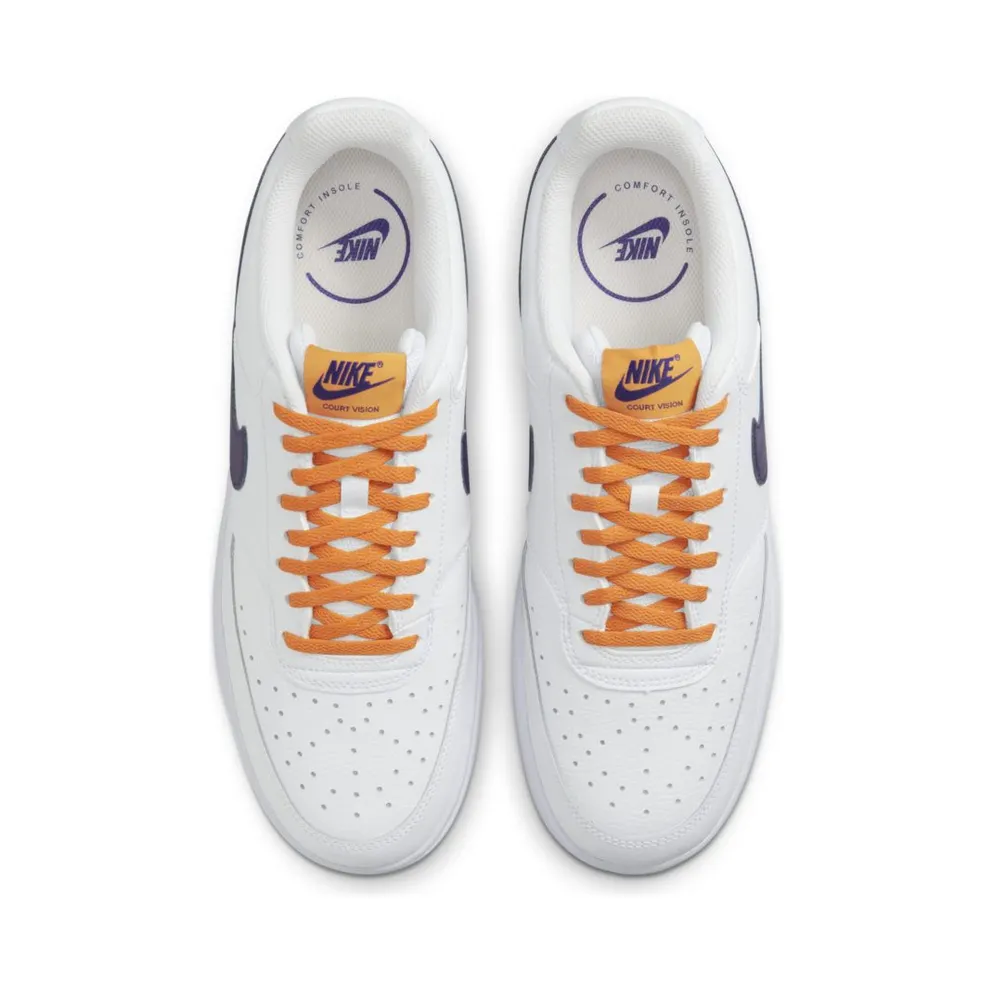 Nike Court Vision Low White Light Curry Electric Purple (DM1187-103)
