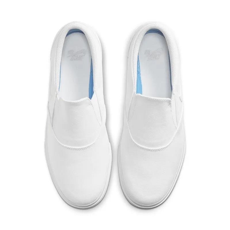 Nike SB Charge Slip White White/White-Black-White (CT3523-100)