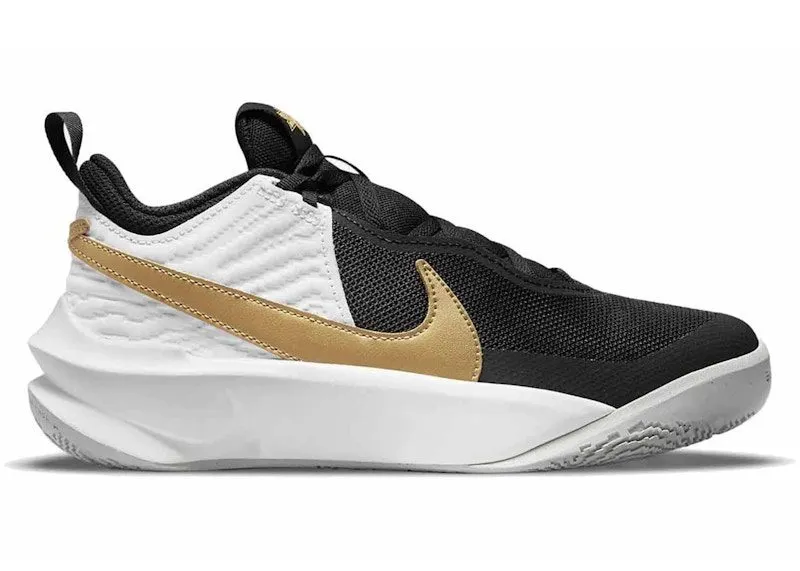 Nike Team Hustle D 10 Black Metallic Gold (CW6735-002)