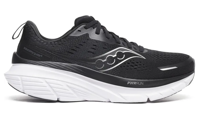SAUCONY Guide 18 Wide “Black / White” (S20999-100)