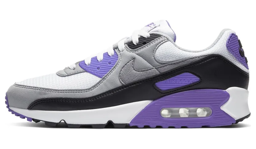 Nike Air Max 90 White Grey Purple (CD0881-104)