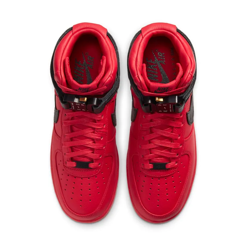Nike x Alyx Air Force 1 University Red Black (CQ4018-601)