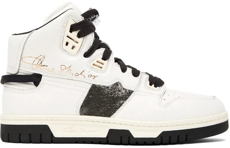Acne Studios White & Green High Top (BD0192-)