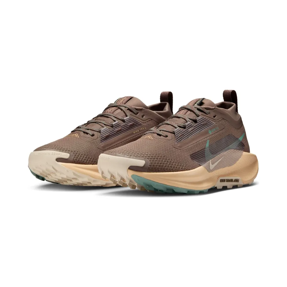 Nike React Pegasus Trail 5 Gore-Tex Mink Brown Orange Chalk Pearl White Cannon (FQ0912-200)